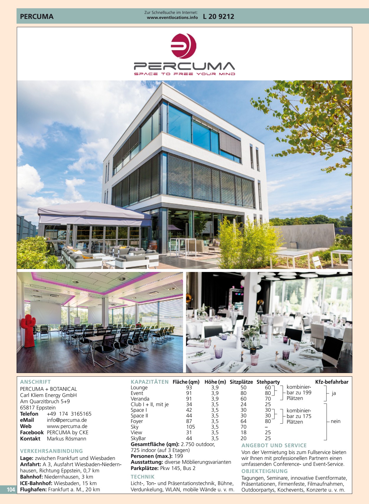 PERCUMA Facebook Bahnhof