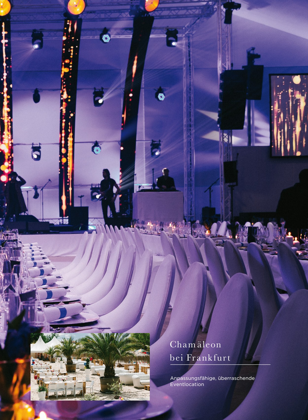 Anpassungsf&auml;hige &uuml;berraschende Eventlocation