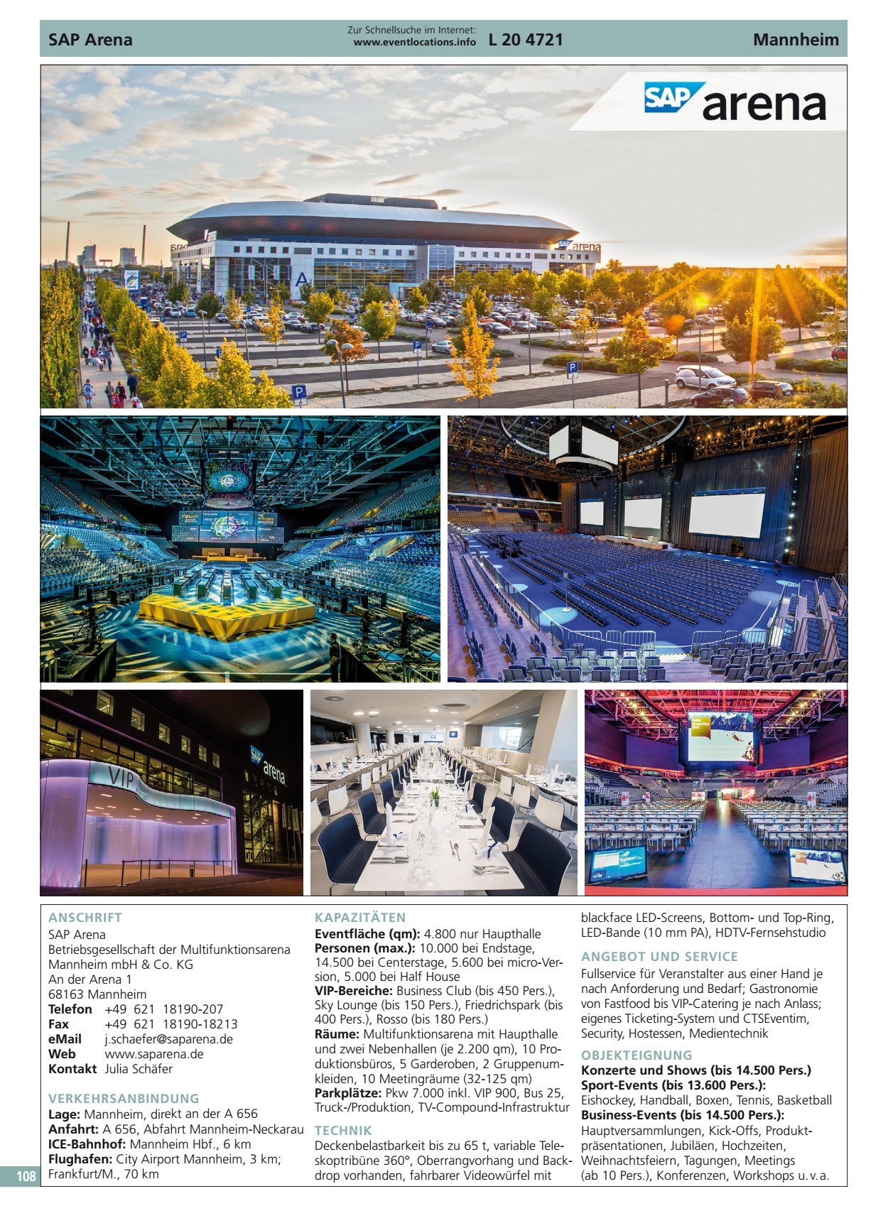 Arena Mannheim Konzerte