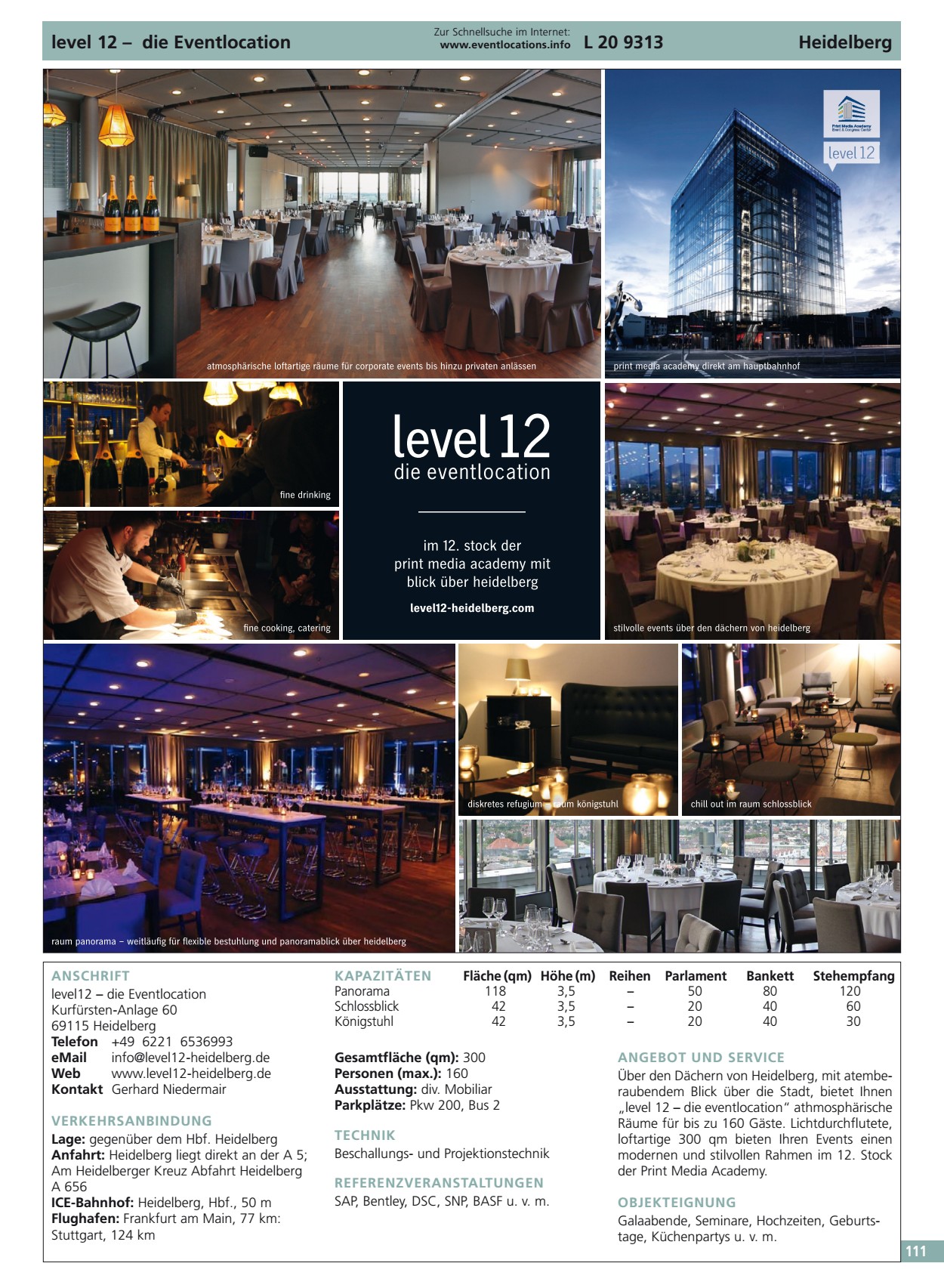 level Eventlocation Heidelberg