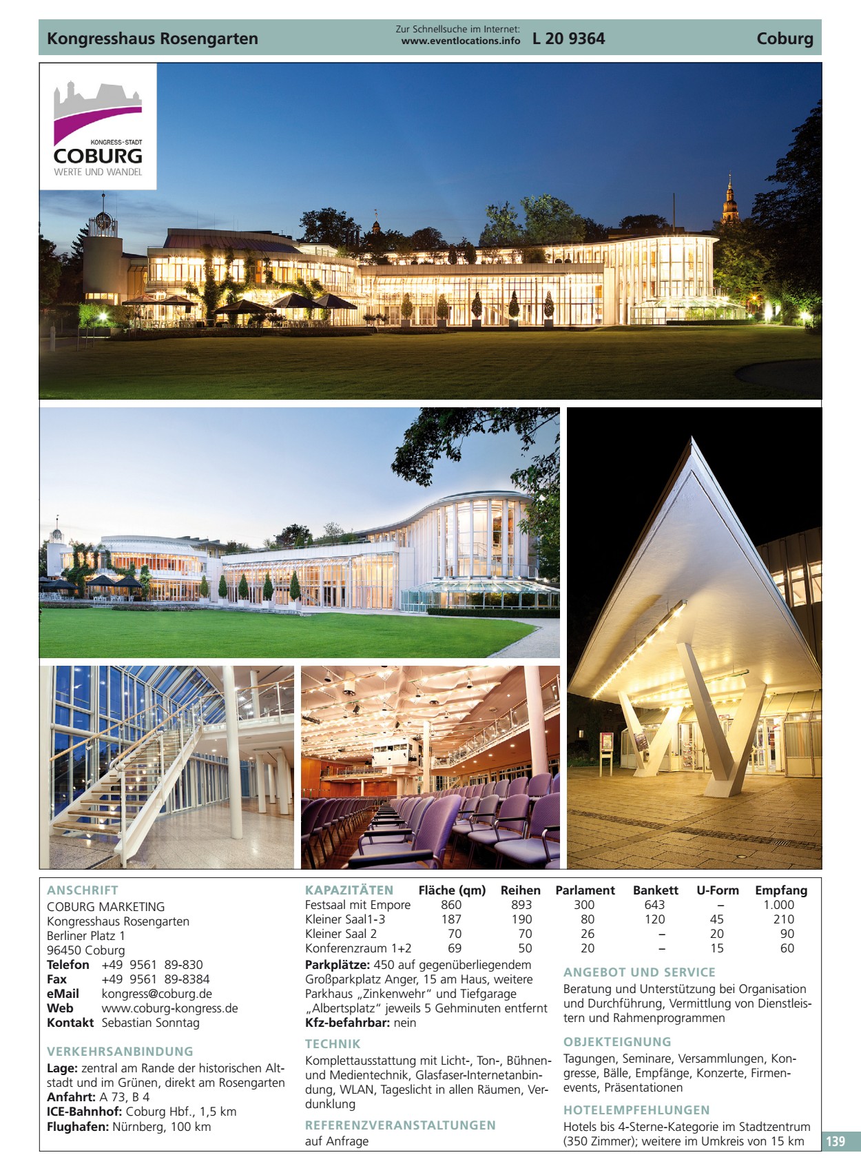 Kongresshaus Rosengarten Coburg