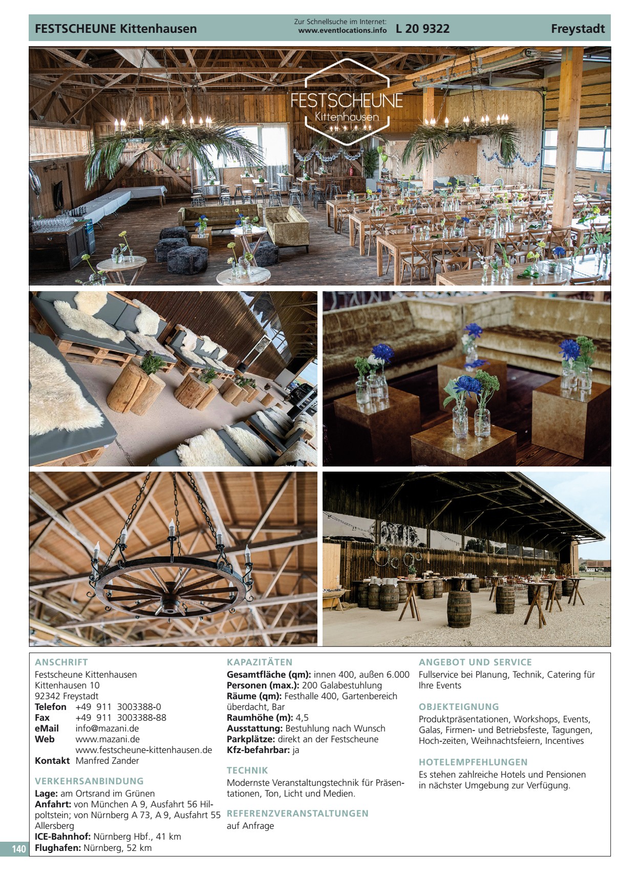 FESTSCHEUNE Kittenhausen Freystadt