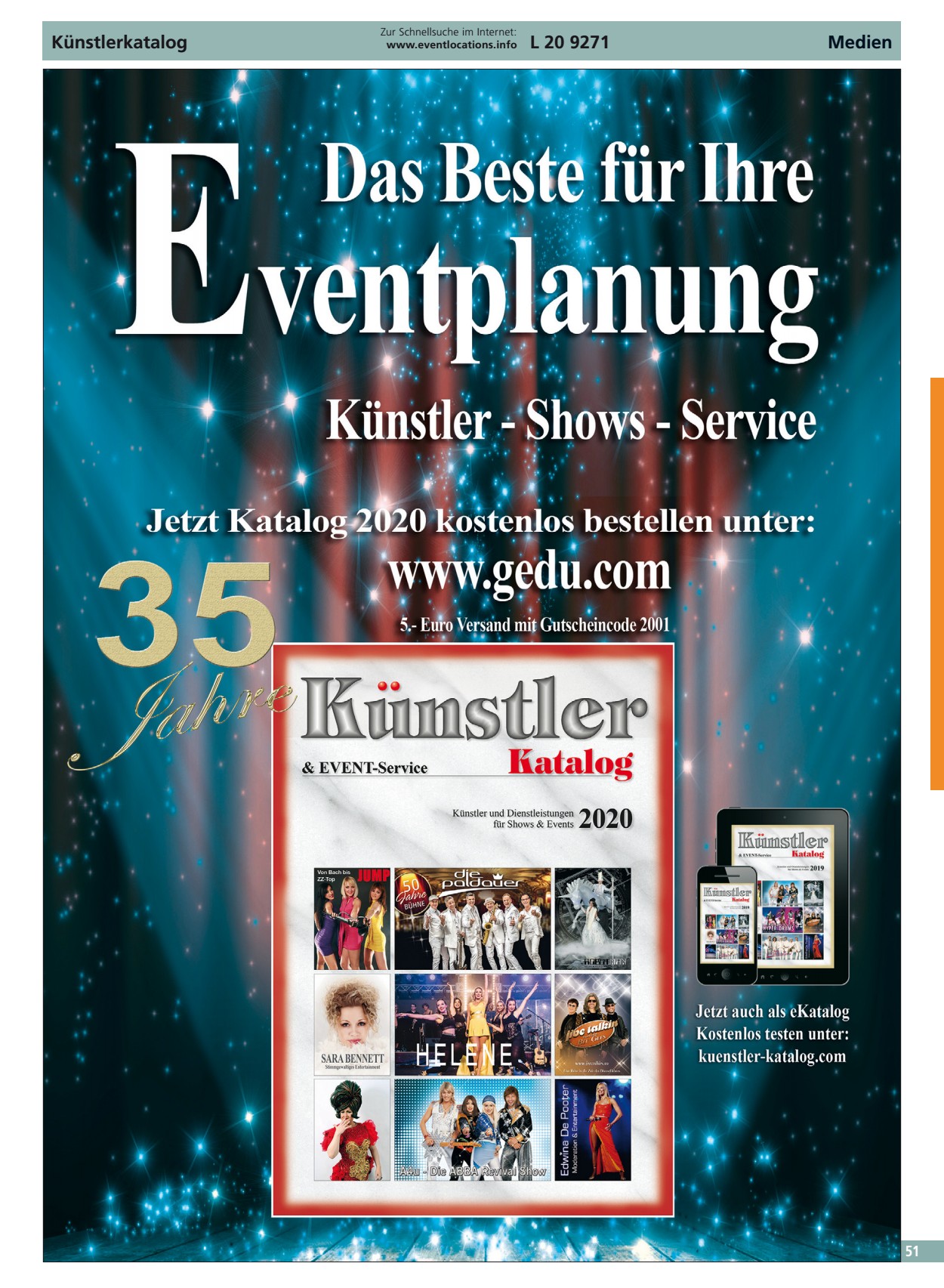 K&uuml;nstlerkatalog Medien