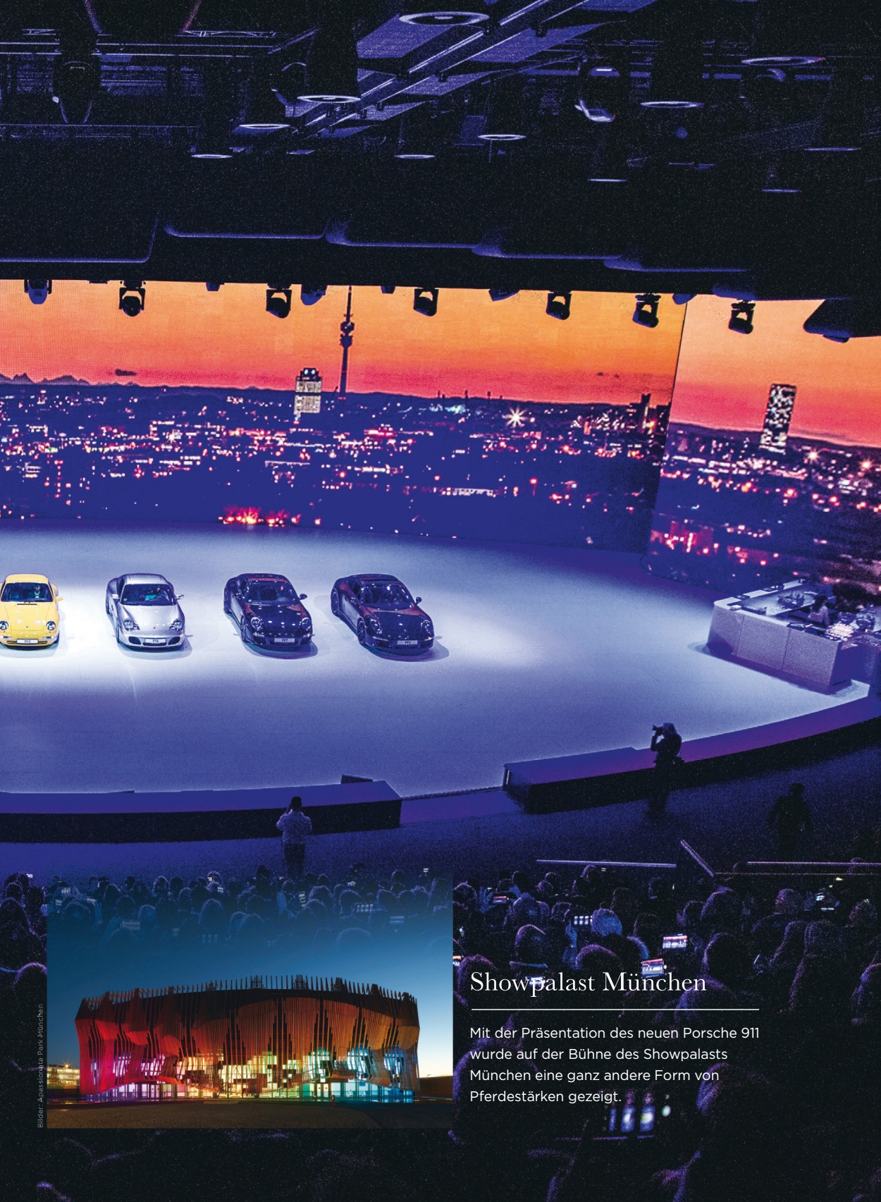 Pr&auml;sentation neuen Porsche