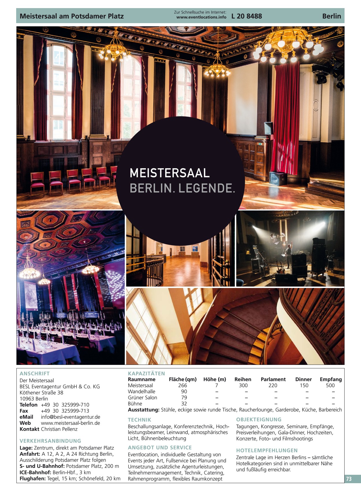 Meistersaal Potsdamer Platz