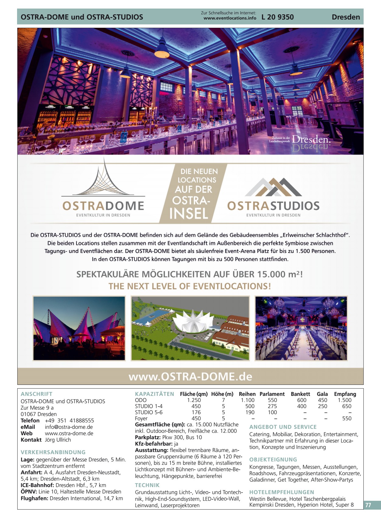 OSTRA-DOME OSTRA-STUDIOS Dresden