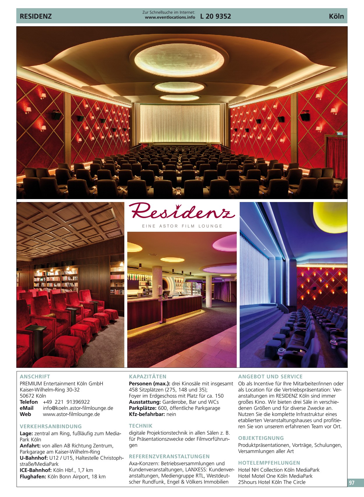 RESIDENZ K&ouml;ln U-Bahnhof