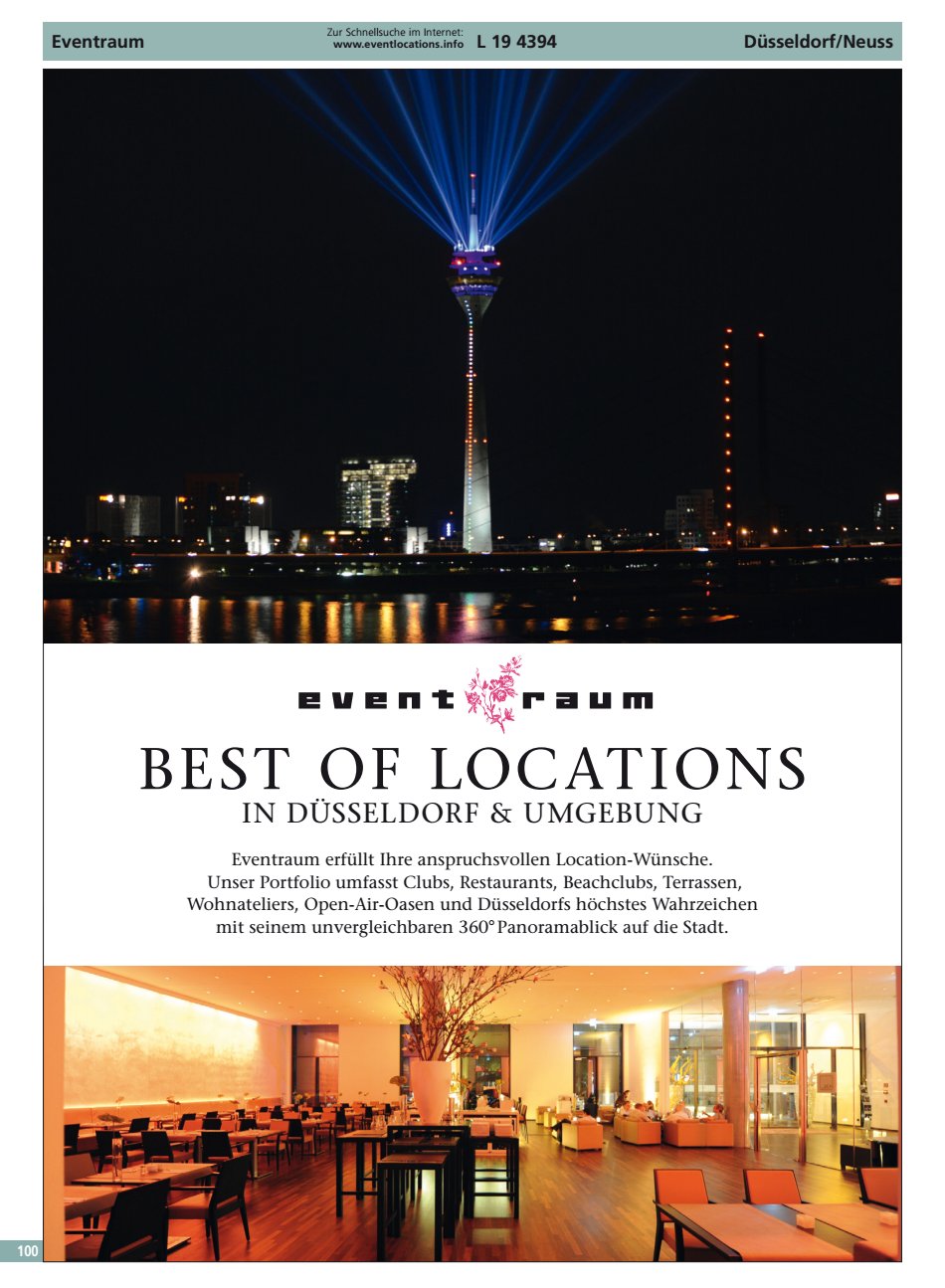 BEST LOCATIONS Eventraum