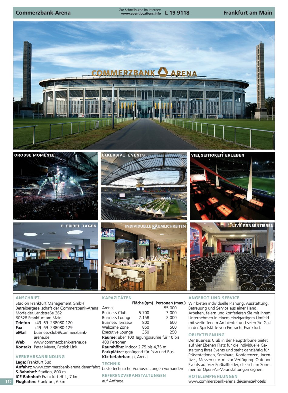 Commerzbank-Arena Frankfurt Main