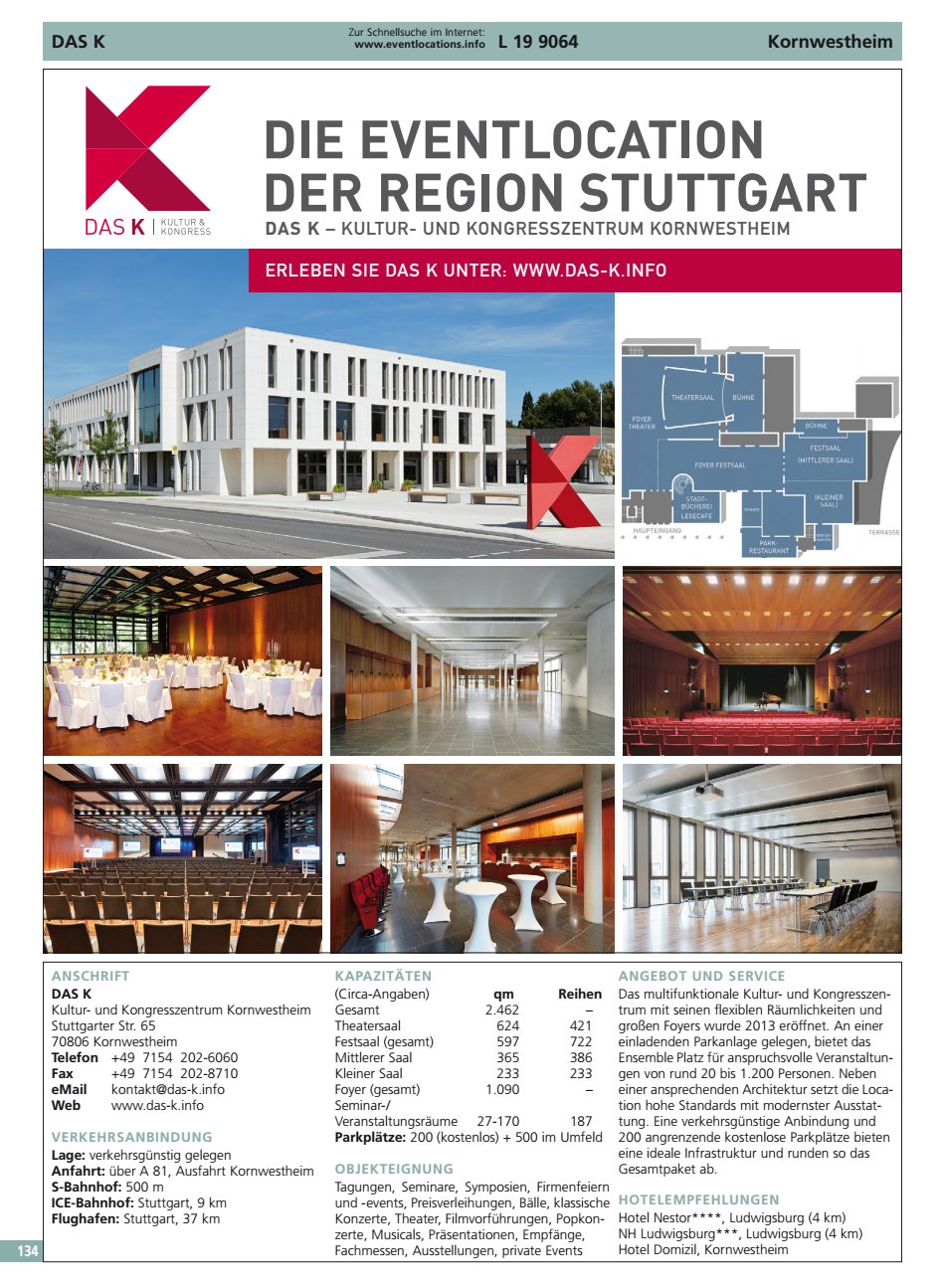 EVENTLOCATION REGION STUTTGART