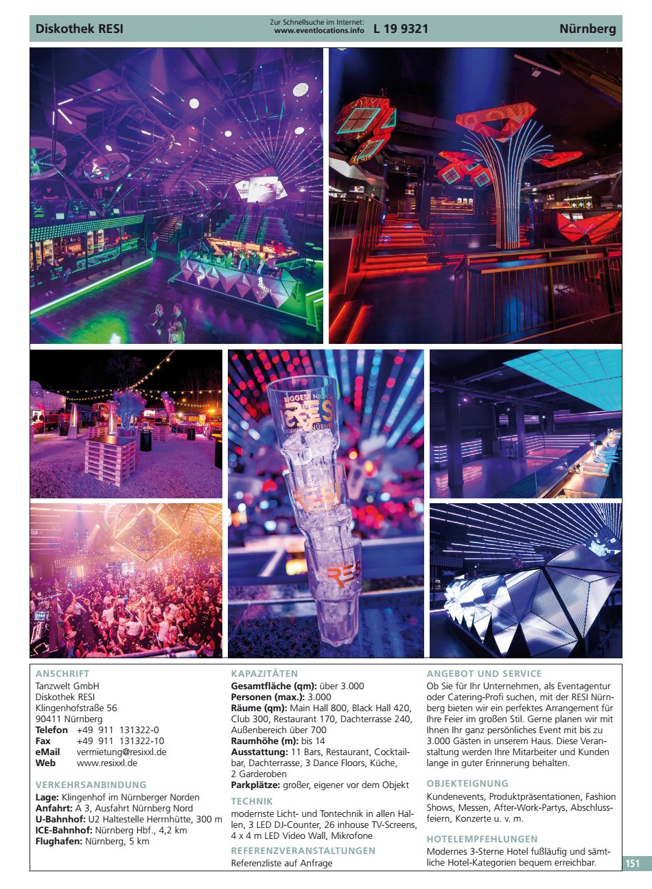 Diskothek RESI N&uuml;rnberg