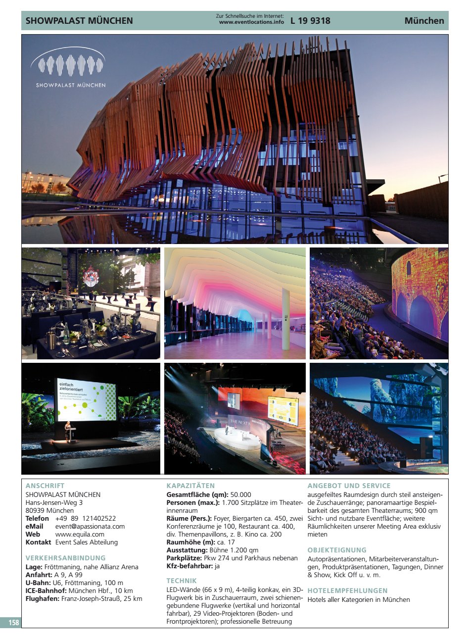 SHOWPALAST M&Uuml;NCHEN M&uuml;nchen