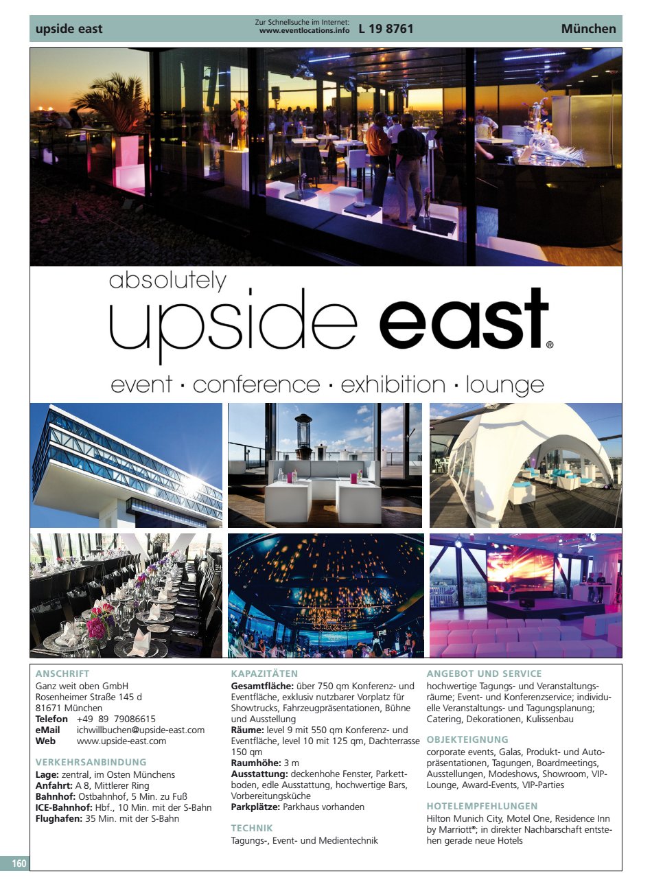 upside east M&uuml;nchen