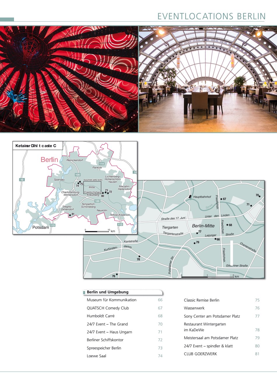 Berlin Umgebung EVENTLOCATIONS