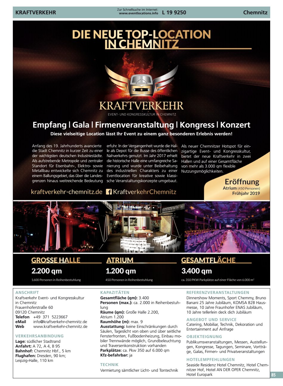 Empfang Gala Firmenveranstaltung