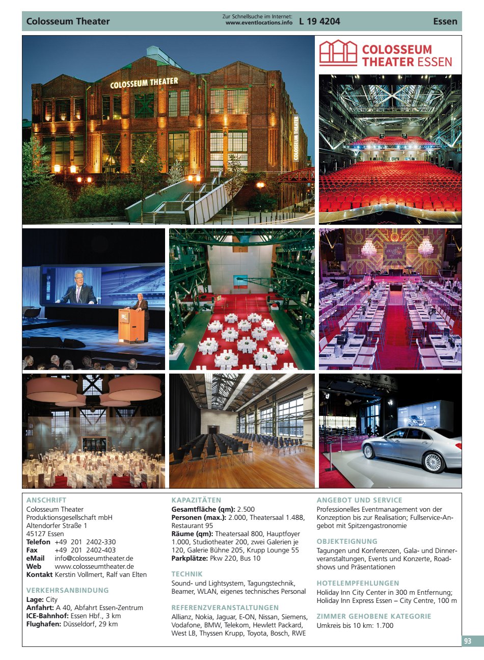 Colosseum Theater Essen