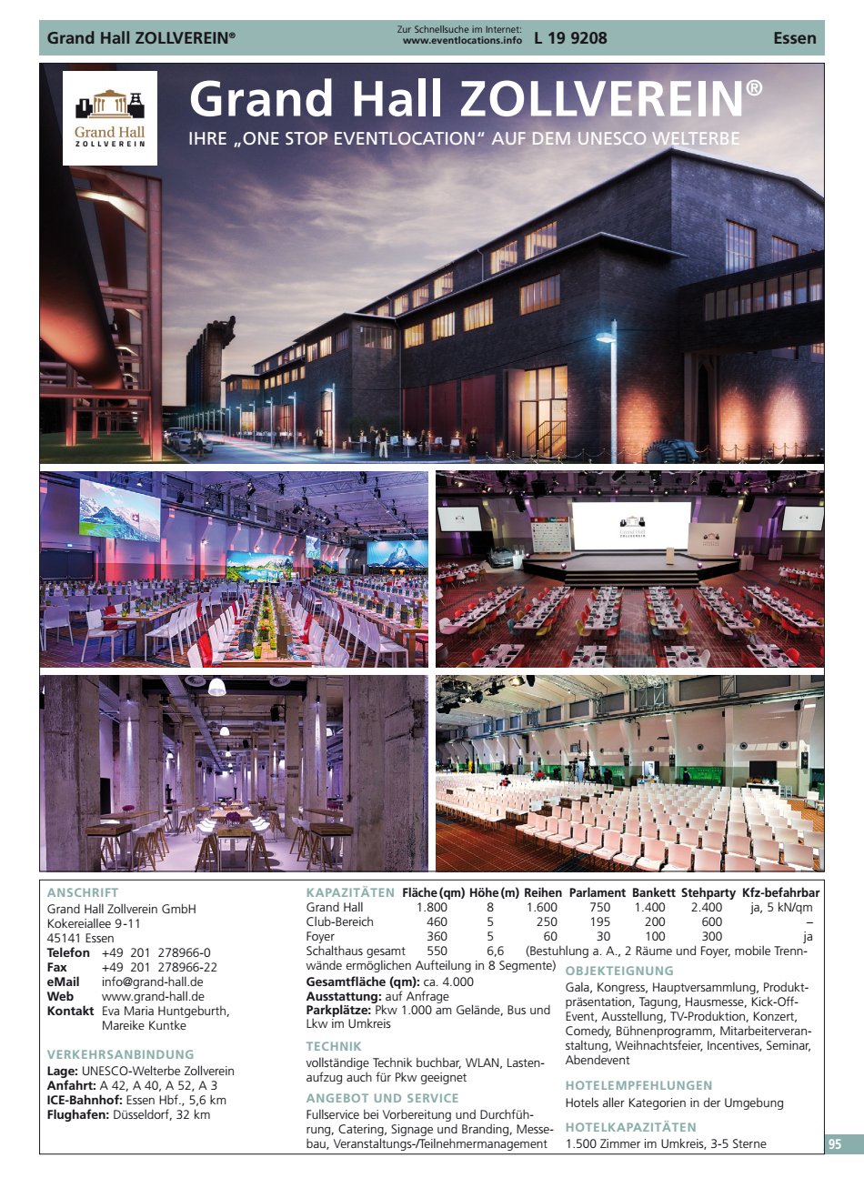 Grand Hall ZOLLVEREIN